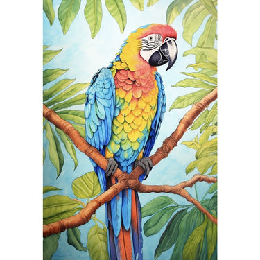 Bedroom Parrot Canvas